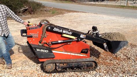 2007 Ditch Witch Sk500 Mini Skid Steer For Sale Only 638 Hours Youtube