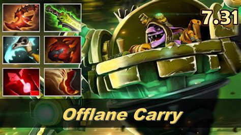 Timbersaw Offlane Carry Build Dota 2 New Meta Highlights Youtube