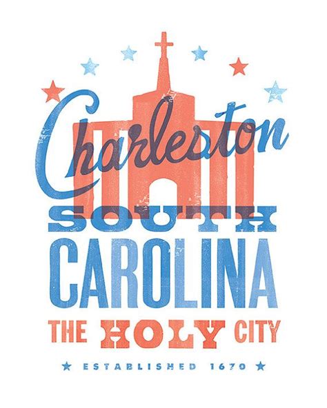Charleston Holy City Graphic Design Typography Illustration