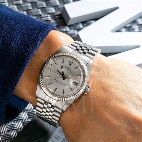 Rolex Datejust 1601 36mm Silver Dial With Stainless Steel Bracelet
