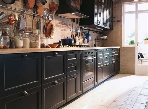24 Best One Wall Kitchen Design And Layout Ideas Черная кухня