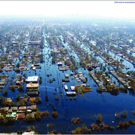 Color Flooding Of New Orleans After Hurricane Katrina In 2005 Image