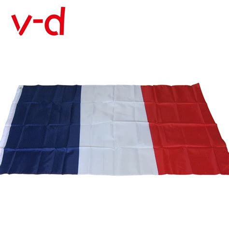Free Shipping Xvggdg France Flag Banner 90150cm Hanging National Flag