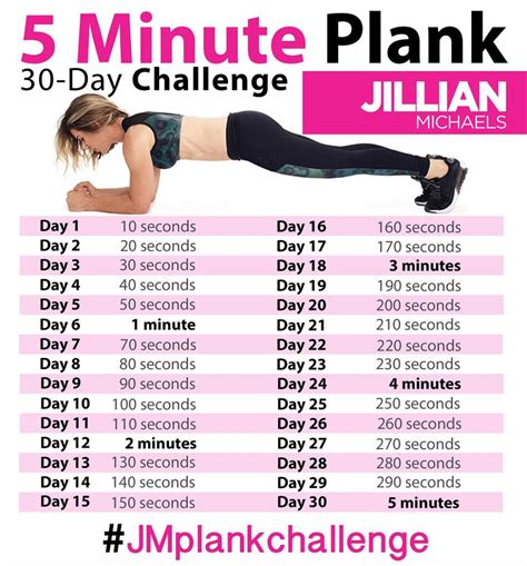 Day Plank Challenge Printable Get Your Hands On Amazing Free Printables