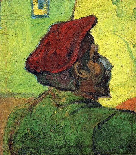 Paul Gauguin Man In A Red Beret 1888 Vincent Van Gogh