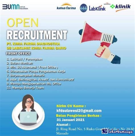 Informasi bursa lowongan kerja terbaru 2021. #lokersulawesi hashtag lowongan kerja di Loker Bumiayu ID