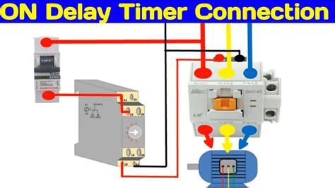 Wiring Diagram For Timer And Contactor Wiring Digital And Schematic