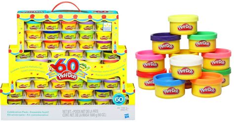Play Doh 60 Count Pack Only 1484 Just 25¢ Per Can