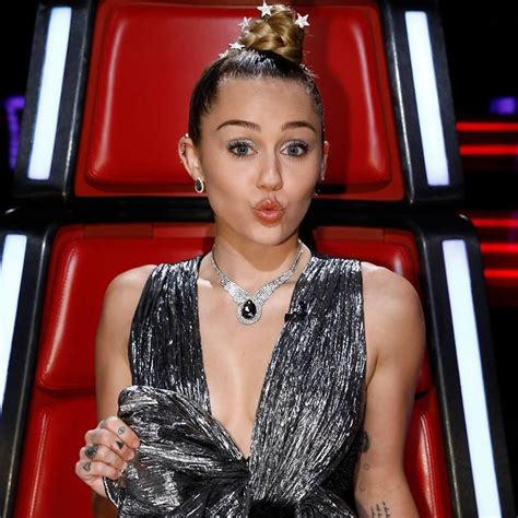 Miley On The Voice Miley Miley Cyrus Singer