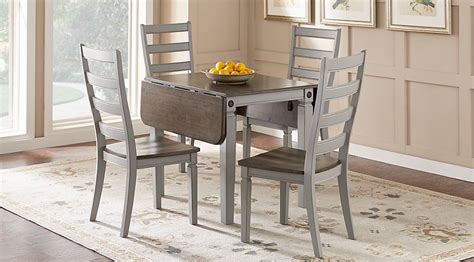 Find great deals on ebay for kitchen table and chairs set. picture of Velino Gray 5 Pc Rectangle Dining Set from ...