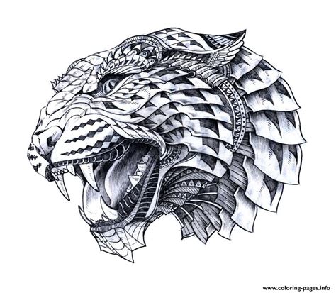 Hard Animal Difficult Advanced Leopart Tattoo Sketches Draw Coloring