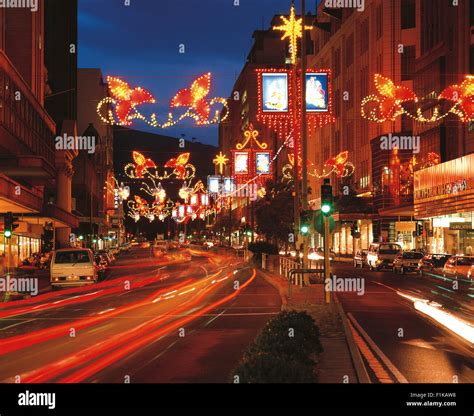 Festive Street Lights In Cape Town At Christmas Golden Acre Cape Town Western Cape South