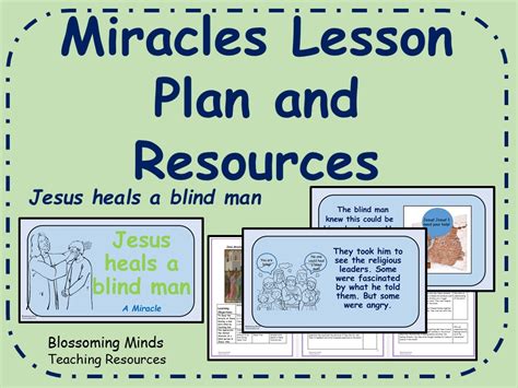 Ks2 Re Lesson Plan And Resources Jesuss Miracles Jesus Heals A