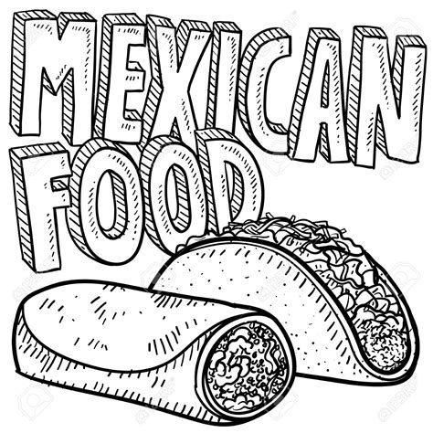 Burrito Drawing at GetDrawings | Free download