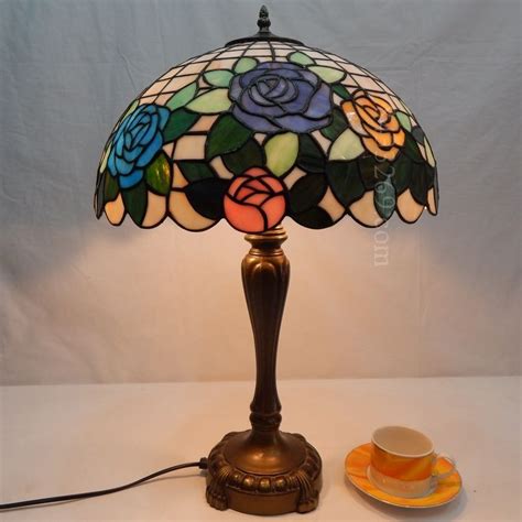 See our wide variety of affordable tiffany lamps, featuring beautifully colored stained glass. Rose Tiffany Lamp 16S0-107T246 | Lamp, Tiffany lamps ...