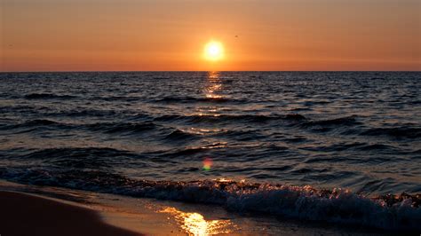 Baltic Sea Sunset Kolobrzeg
