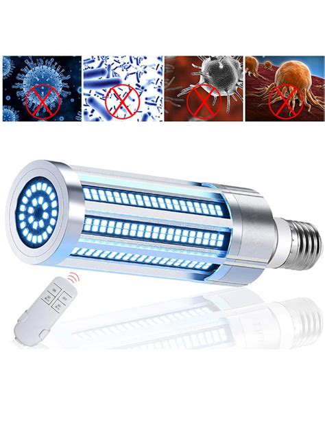 Ultraviolet 110w Led Uv C Light Disinfection Bulb With Timing Remote