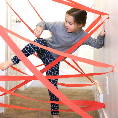 This is especially important for kids whose birthdays end up on days with poor weather, when going outside and playing in the sun is not an option. DIY hallway laser maze {indoor fun for kids} - It's Always ...