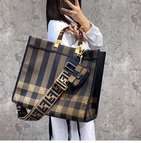 Fendi oversize book tote large totes bag | Bags, Fendi tote, Oversized