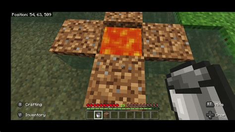 Lava In Water Minecraft Pe Youtube