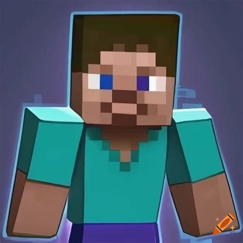 Steve Character From Minecraft Game