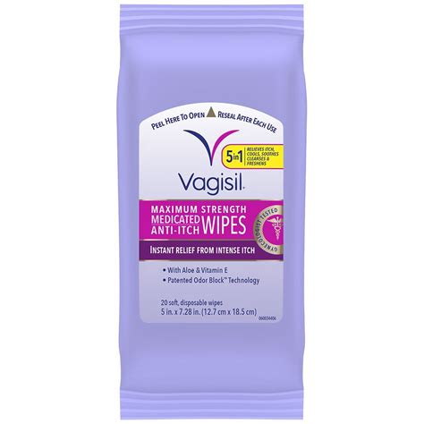 Vagisil Anti Itch Medicated Wipes Walgreens