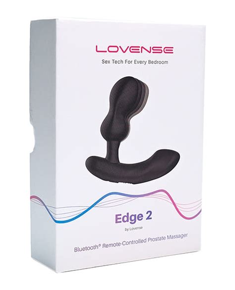 Lovense Edge 2 Flexible Prostate Massager Black