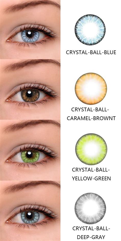 Crystal Ball Series The Human Doll Series Contact Lenses For Brown Eyes Eye