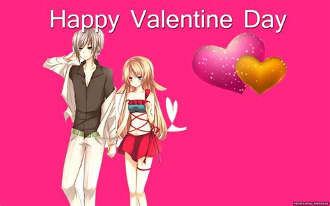 Anime Couple Valentines Wallpapers Wallpaper Cave