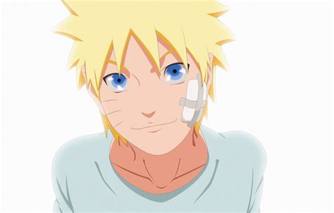 Wallpaper White Game Happy Naruto Smile Anime Blue Eyes Man Babe Blonde Ninja Hero