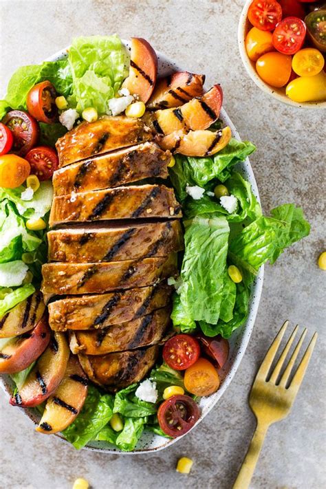 * nutrition information is estimated based on the ingredients and cooking instructions as described in each recipe and is intended to be used for informational purposes only. Grilled BBQ Chicken Peach Salad | Recipe | Peach salad ...
