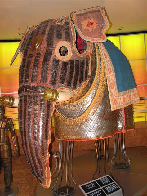 Elephant armor, unknown age and location. | Zırh, Minyatürler