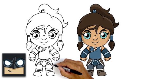 How To Draw Korra The Legend Of Korra Youtube