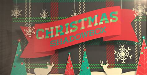 An optimized scene options panel. Christmas Shadowbox Display by FluxVFX-templates | VideoHive