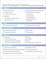 New Hire Orientation Checklist For Managers Images
