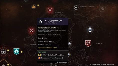 Destiny 2 K1 Communion Lost Sector Location And Guide Pro Game Guides