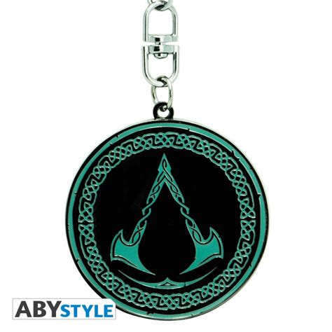 Assassin S Creed Keychain Crest Valhalla X4 Abysse Corp
