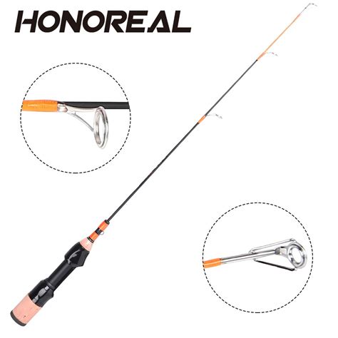 Honoreal M Carbon Blank Ice Winter Fishing Rod Lightweight Aluminum
