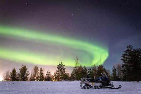 Levi Snowmobile Northern Lights Hunting Trip With Campfire Getyourguide