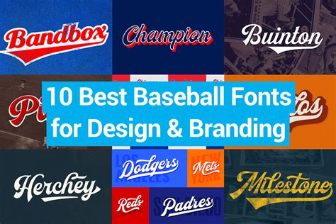 10 Best Baseball Fonts For Design And Branding