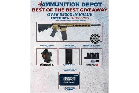 Best Of The Best Sept 22 Gun Giveaways Ammunition Depot
