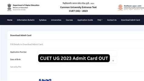 CUET UG 2023 Admit Card Released For May 29 To June 2 Exams Get Direct