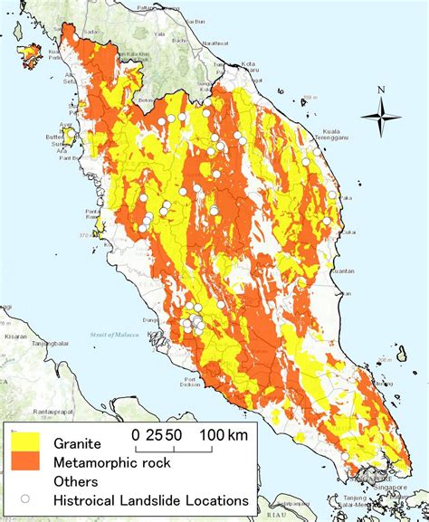 Geological society of malaysia department of geology university of malaya 50603 kuala lumpur malaysia. Landslides Hazard Map in Malay Peninsula by Using ...