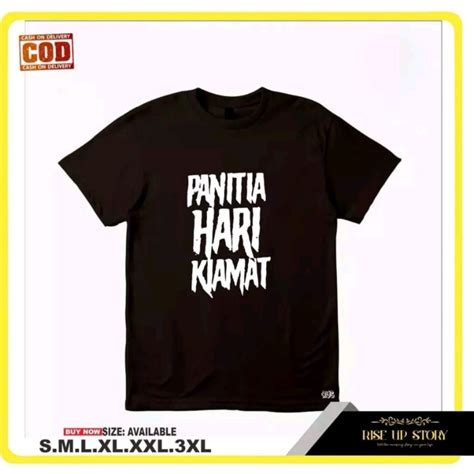 Jual Kaos Panitia Hari Kiamat Kaos Katakata Shopee Indonesia