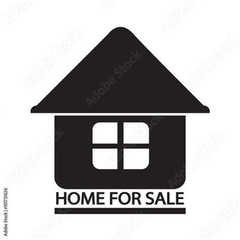 Home For Sale Icon Illustration Design Stock Image And Royalty Free