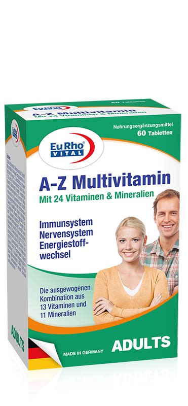 Eurho Vital A Z Multivitamin Tablets