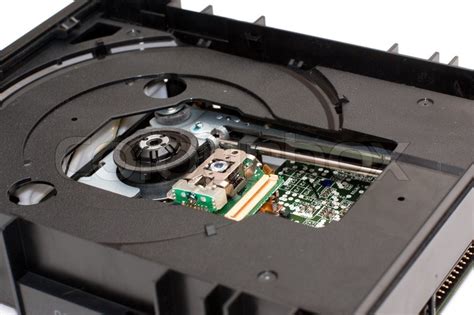 Internal Structure Of The Dvd Drive Unit Stock Photo Colourbox