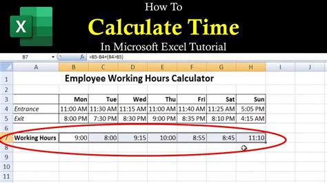 Timesheet Calculator In Excel Easy Excel Tutorial Sexiezpix Web Porn
