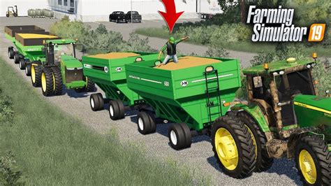 Farming Simulator 2019 Latest News Fs19 Hauling Grain With Our New