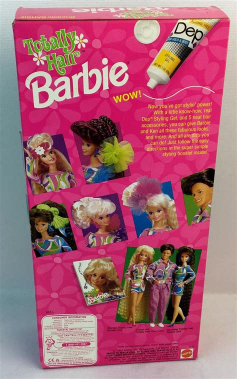 Lot 1991 Totally Hair Barbie Doll Seaeld